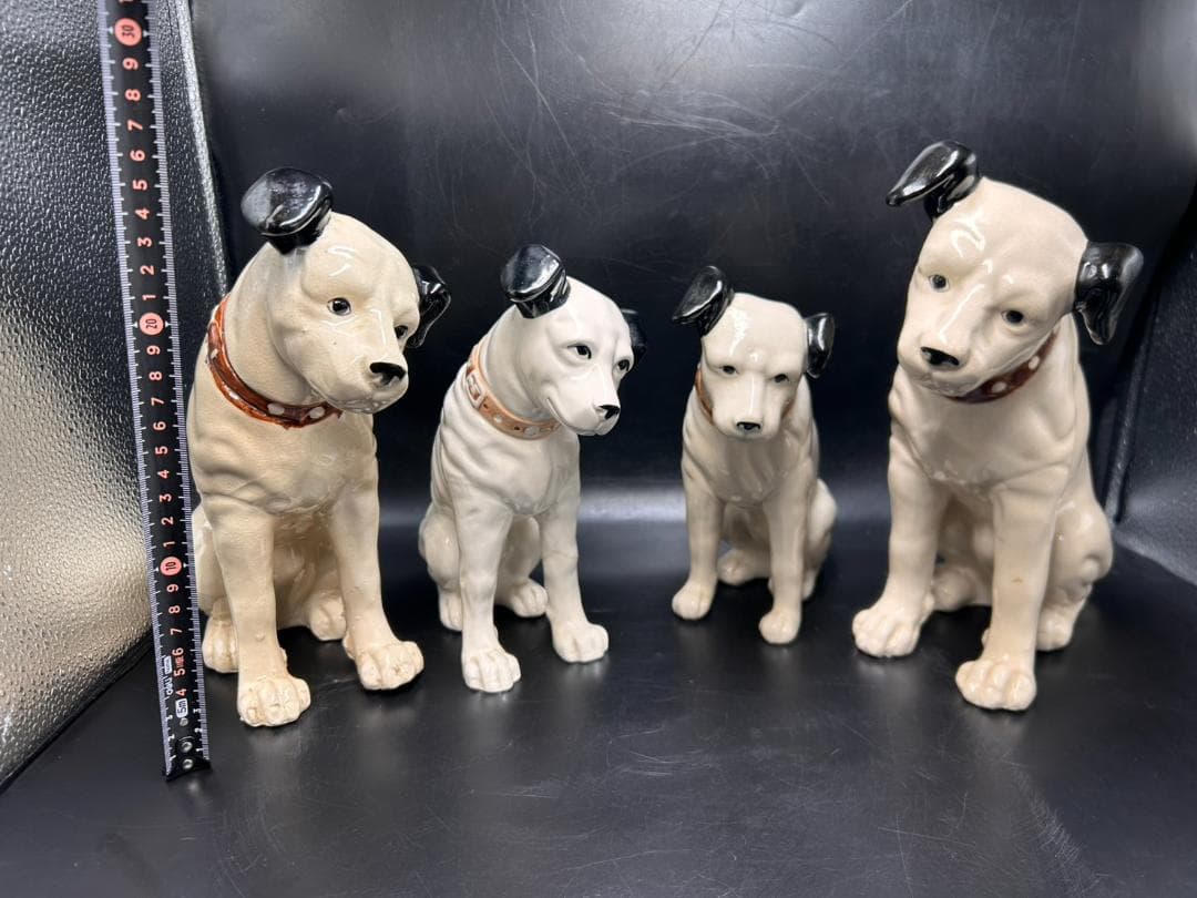 ビクター ニッパー 陶器置物 4体セット 25cm/22cm Amazon.co.jp: ビクター ニッパー 陶器置物 21cm / VICTOR NIPPER 品