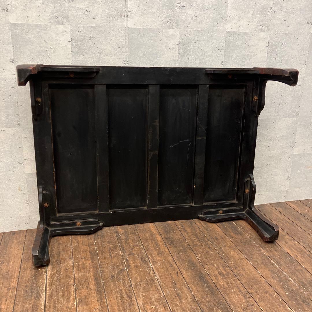 昭和レトロ 津軽塗 漆塗り 座卓 センターテーブル ローテブル 大型