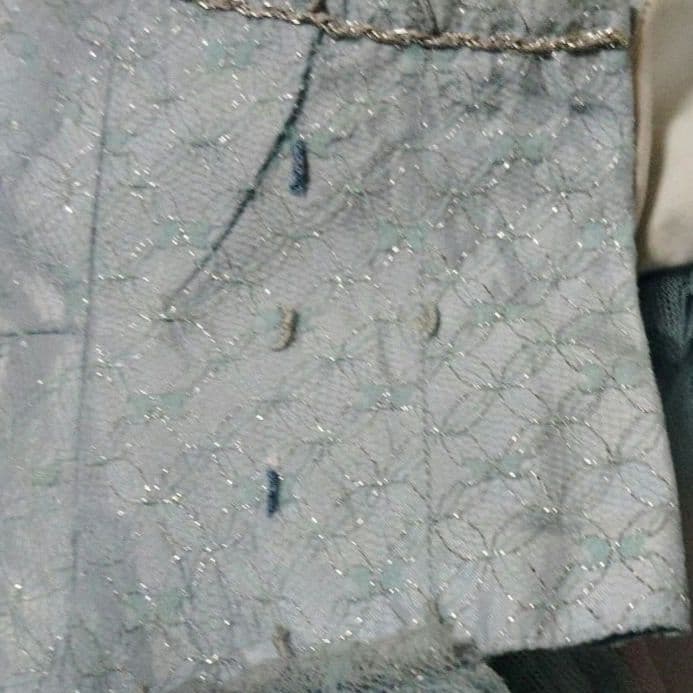 希少素材 バレエ 水色レースチュチュ 小学校2~3年生 訳ありボン28cm 5