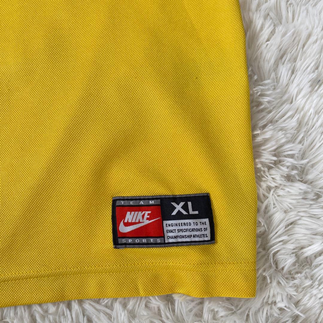 ナイキ】 ブラジル代表 ロナウド 98フランスW杯 当時物 イギリス製 XL