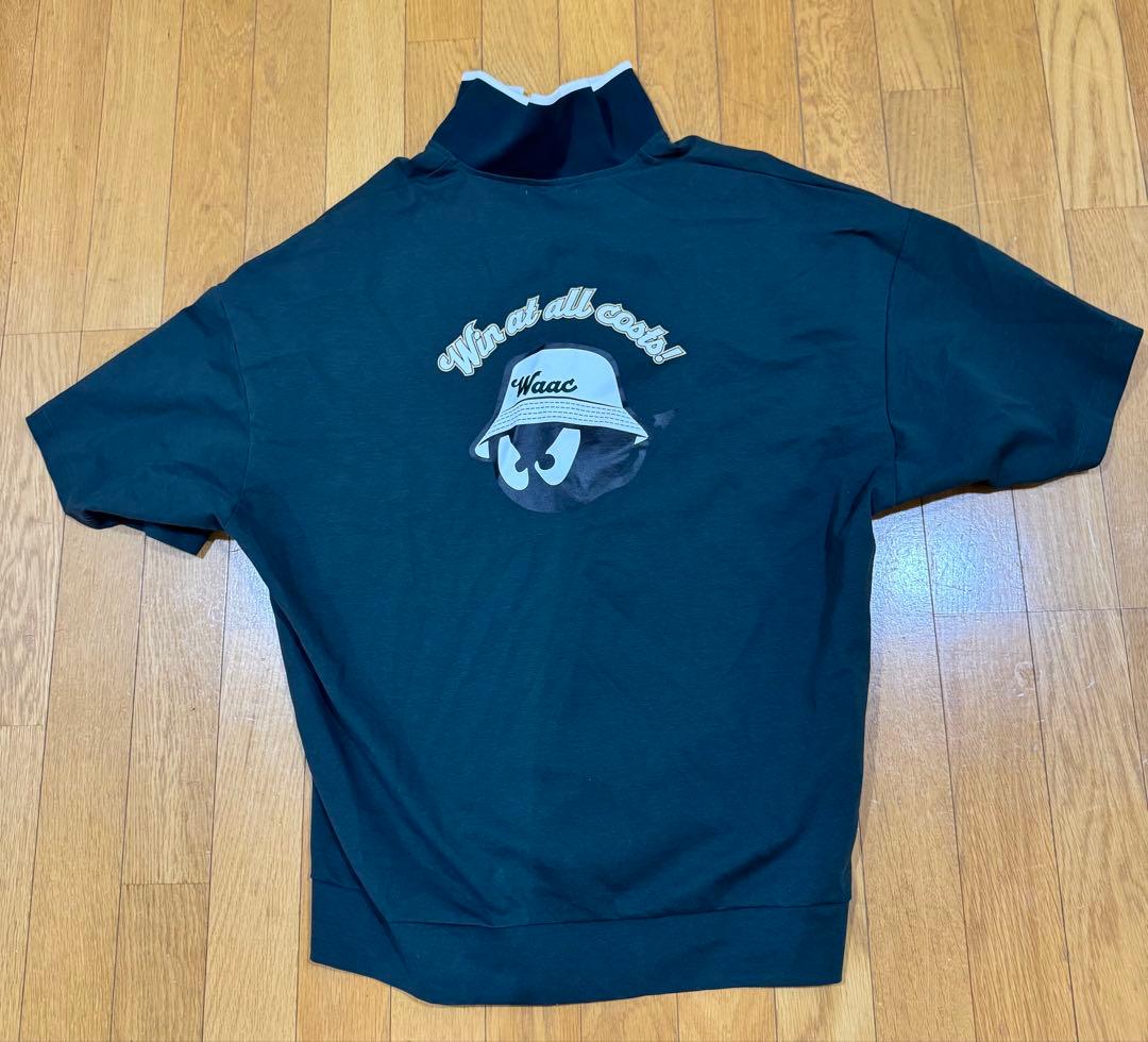 WAAC ワック　ライトストレッチポンチポロシャツ ダークグリーン　2025 ワック（WAAC）（メンズ）ゴルフウェア ライトストレッチポンチ 半袖