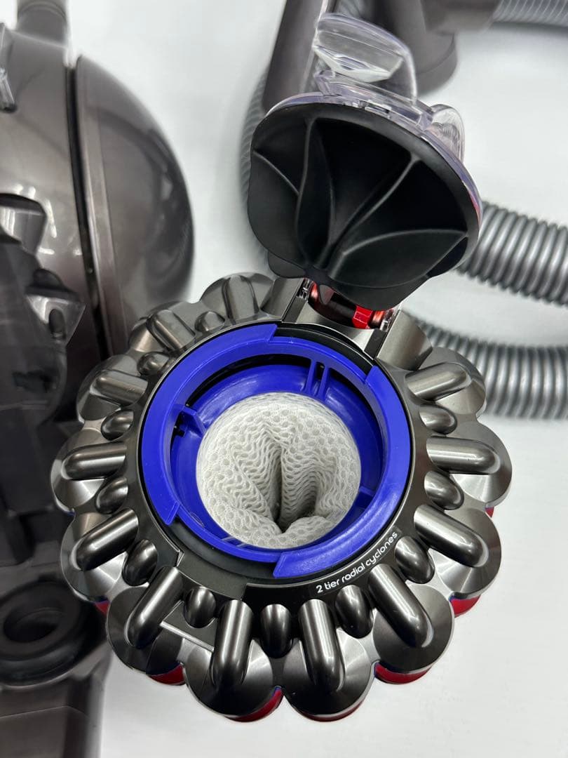 動作保証品 中古 赤 ダイソン CY25 掃除機 本体 ホース ダストケース