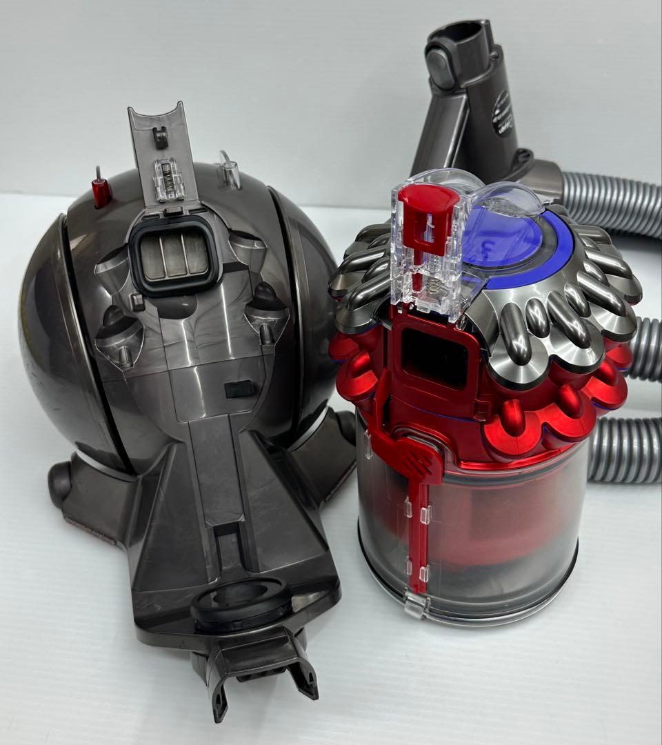 動作保証品 中古 赤 ダイソン CY25 掃除機 本体 ホース ダストケース