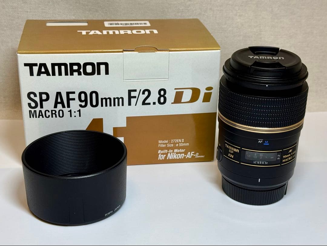 TAMRON SP AF 90mm F/2.8 Di MACRO 1:1ニコン用 - メルカリ