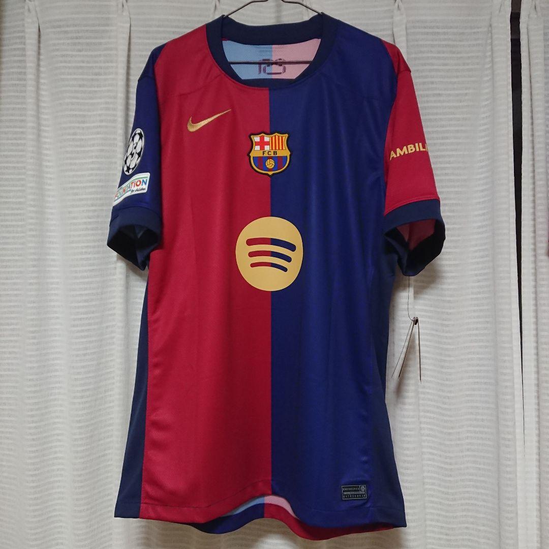 新品タグ付き 24-25バルセロナ ユニフォーム Lサイズ ペドリ CL 正規品 新品タグ付き 24-25バルセロナ ユニフォーム Lサイズ ペドリ CL 正規品