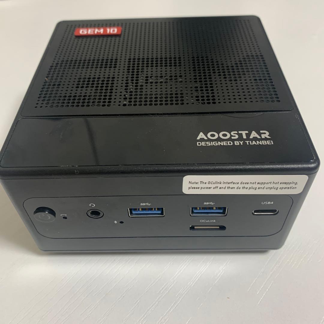 AOOSTAR GEM10 ミニPC Amazon.co.jp: AOOSTAR GEM10 ミニPC Ryzen 7 6800H 16GB 6400MT/s RAM