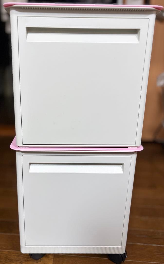 タッパーウェア　マルチオーガナイザー　2個セット　キャスター付 最後のお値下げ タッパーウェアマルチオーガナイザー3段 キャスター