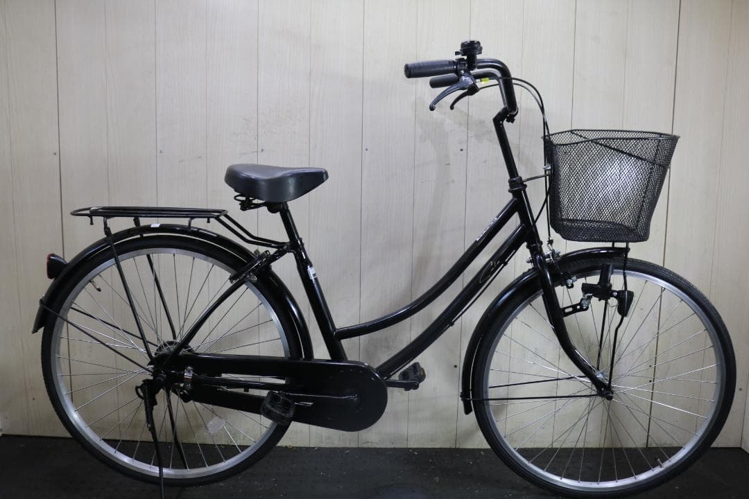 即戦力美品！GALA 26インチ シングル仕様 LED仕様 軽快シティークロス 自転車 26インチ シャーベットグリーン 軽快車 シティサイクル