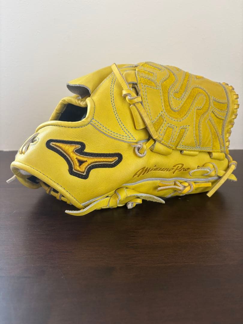 ミズノプロ　軟式　投手　グローブ　mizuno pro グラブ Mizuno Pro 平裏刺繍1円 ミズノプロ 限定 軟式 グローブ グラブ 内野手