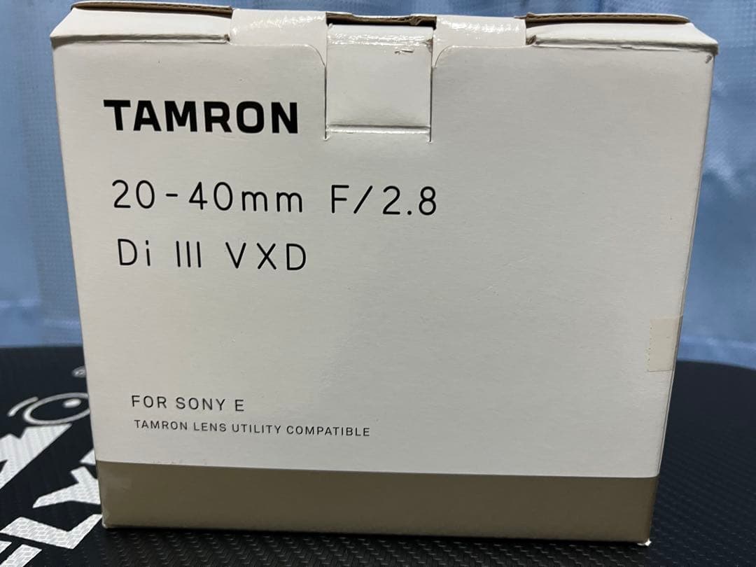 レンズ(ズーム) TAMRON 20-40mm F/2.8 Di III VXD タムロン、新しい大口径標準ズームレンズ20-40mm F/2.8 Di III VXDを