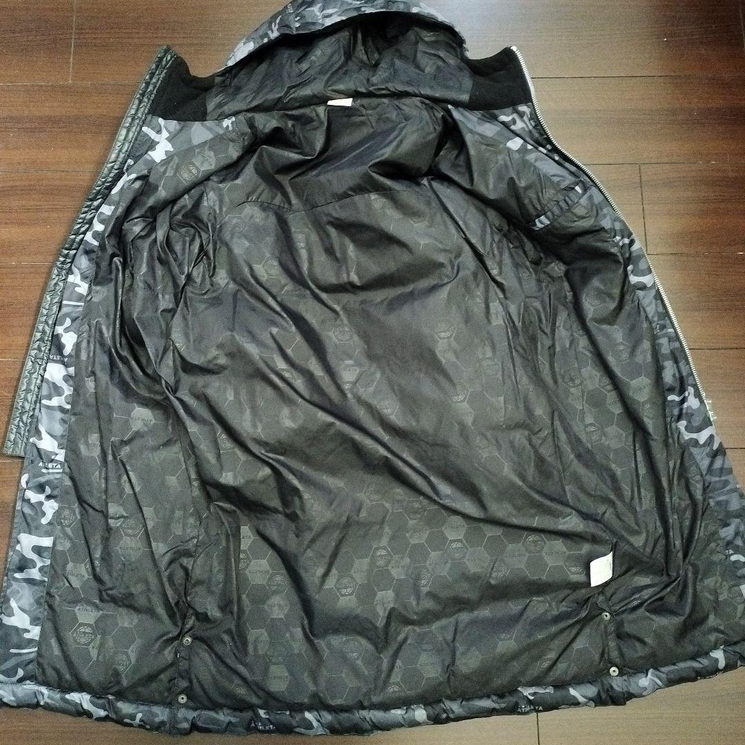 ATHLETA 迷彩柄 フード付きロングベンチコート150cm - メルカリ