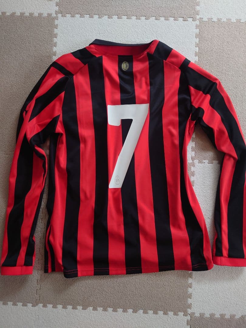u*6様 ACミラン　記念ユニフォーム　正規品 ACミラン 24-25 ホーム 半袖 ユニフォーム No.7 モラタ+セリエAパッチ