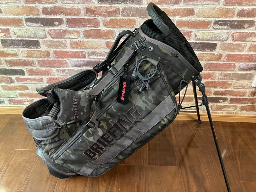 BRIEFING キャディバッグ CR-4 #02 マルチカモブラック