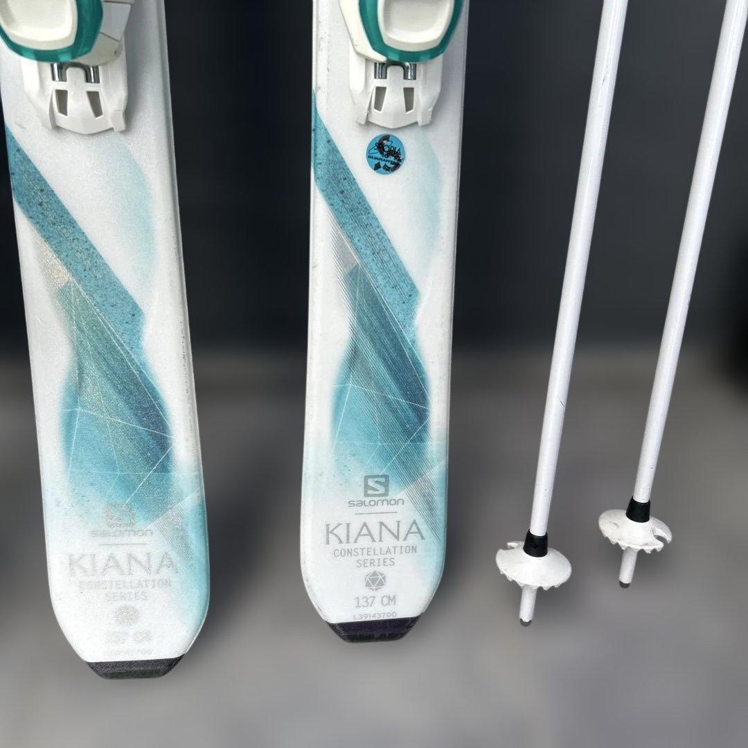 サロモン　キアナ　137cm スキー板　スキーブーツ　ストック　23.5cm