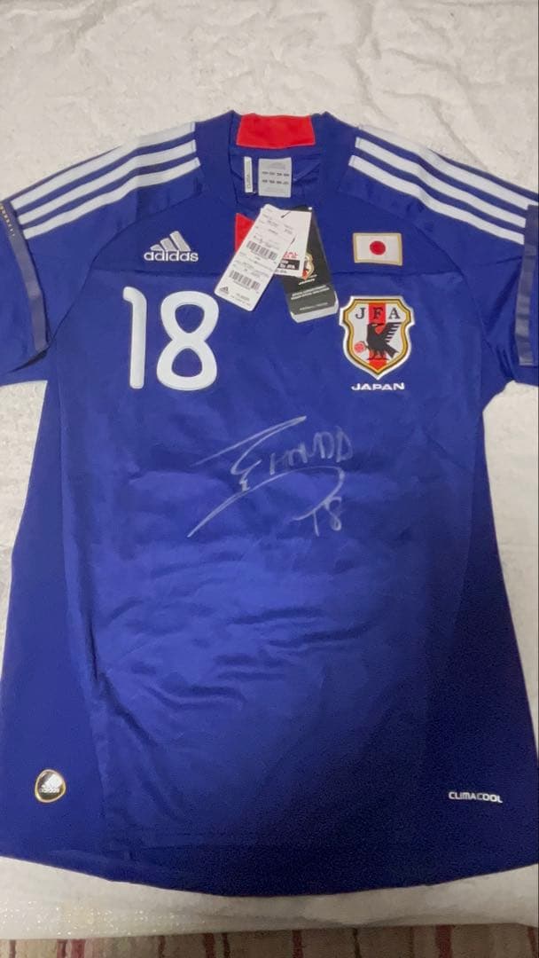 1/31迄　本田圭佑　直筆サイン公式モバイルサイト会員限定　日本代表ユニフォーム 本田圭佑 直筆サイン 公式モバイルサイト 会員限定 日本代表