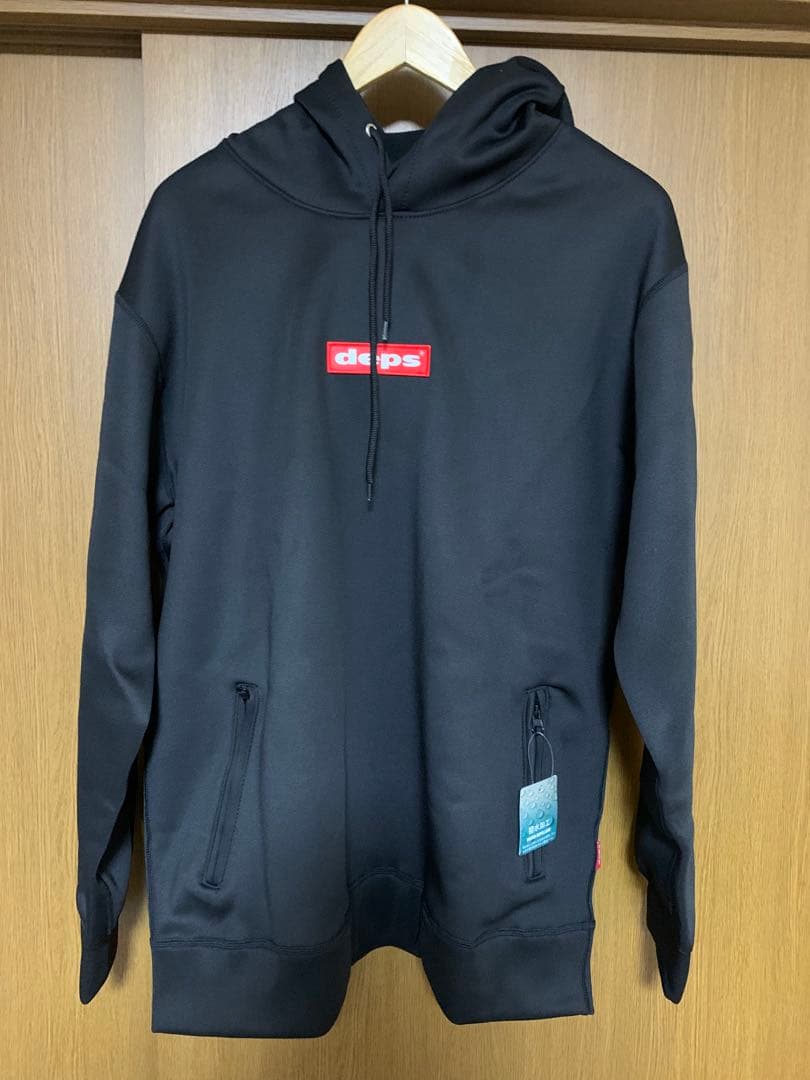 deps ボンデッドフーディー　ボックスロゴ　ブラック　Lサイズ NEWS – DEPS online