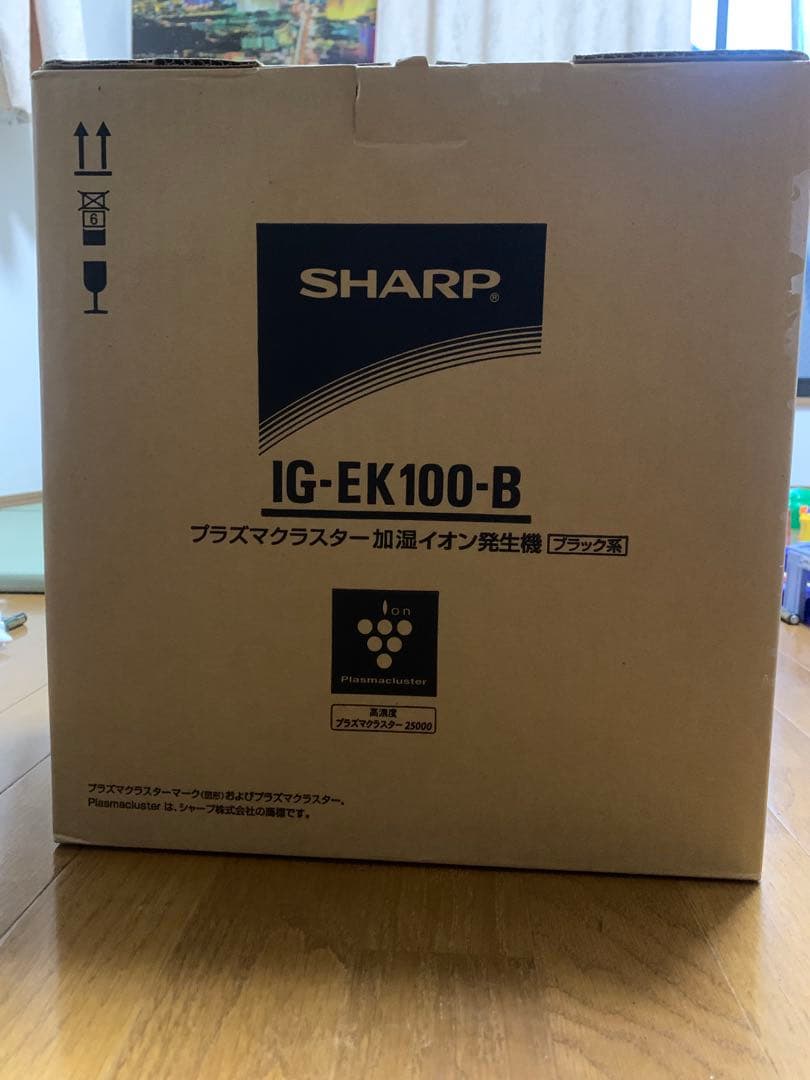 SHARP IG-EK100-B プラズマクラスター加湿イオン発生器 製品トップ | IG-EK100 | プラズマクラスターイオン発生機：シャープ