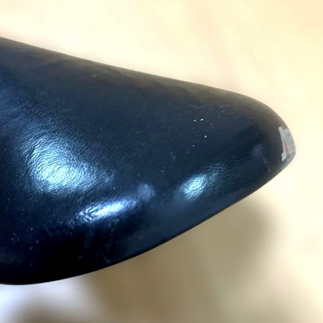 希少 アリアケジャガー2チャンピオン ピスト NJS刻印入りサドル 黒