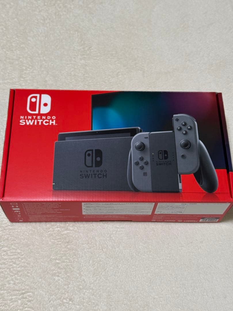 【極美品】NintendoSwitch本体 グレー バッテリー強化版 美品】 バッテリー強化版 Nintendo Switch本体 グレー｜Yahoo!フリマ