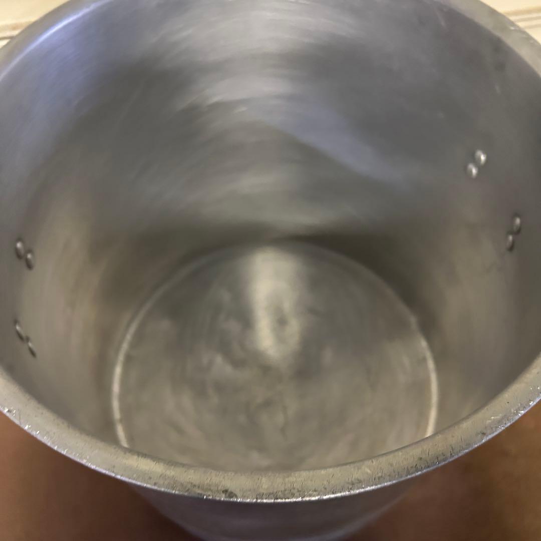 CF43☆アルミ製☆ 特大 寸胴鍋 両手鍋 直径44.5㎝ 厨房 業務用 359