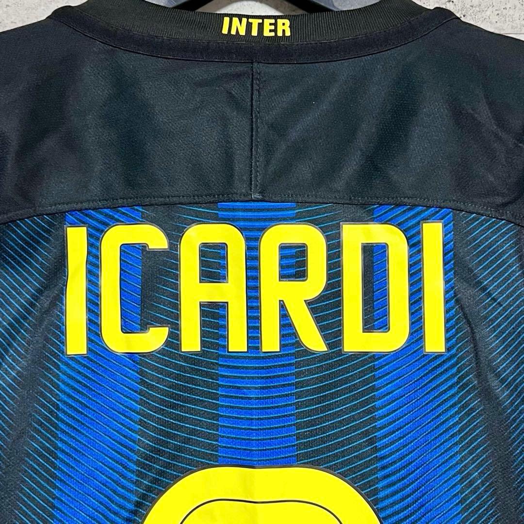希少】16/17 インテル・ミラノ ♯9 イカルディ【Mサイズ相当】ホーム
