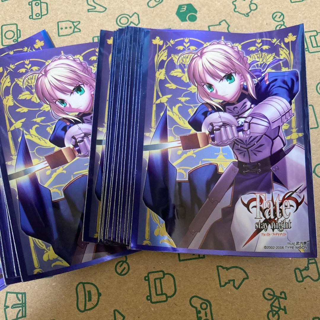 スリーブ fate 初期キャラスリーブ セイバー fgo アルトリア - メルカリ