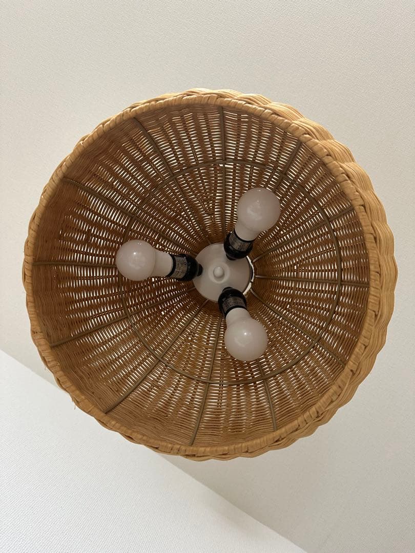 ニトリ ラタンシェードペンダントライト 3灯 - メルカリ