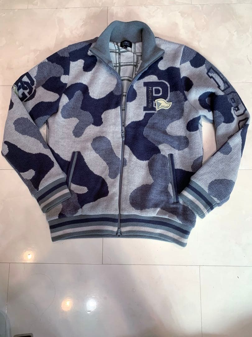 美品　正規品　パーリーゲイツ　カモ　ニット　フルジップ　ブルゾン　アウター　6 タフレックス×サーモトロン フルジップブルゾン | PEARLY GATES