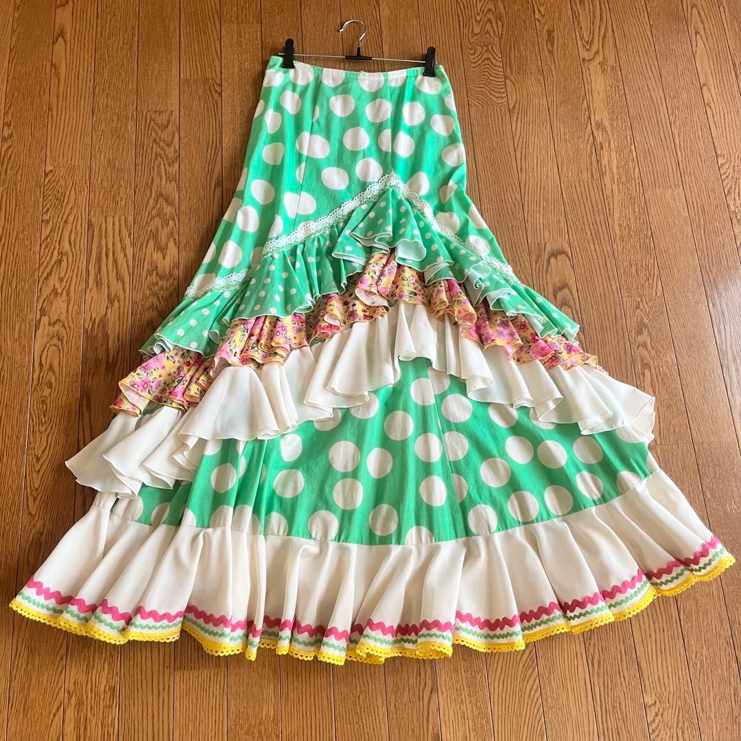 タグ付き 未使用 Mariquita フラメンコ 一点物 ファルダ 水玉 - メルカリ