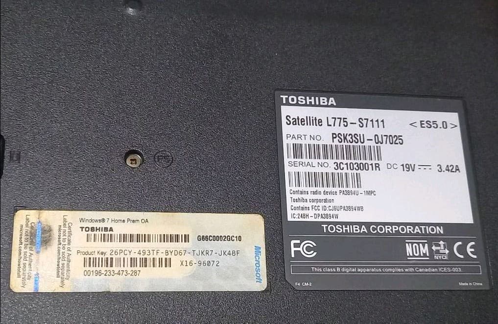 東芝satellite L775-S7111(米国版) - メルカリ