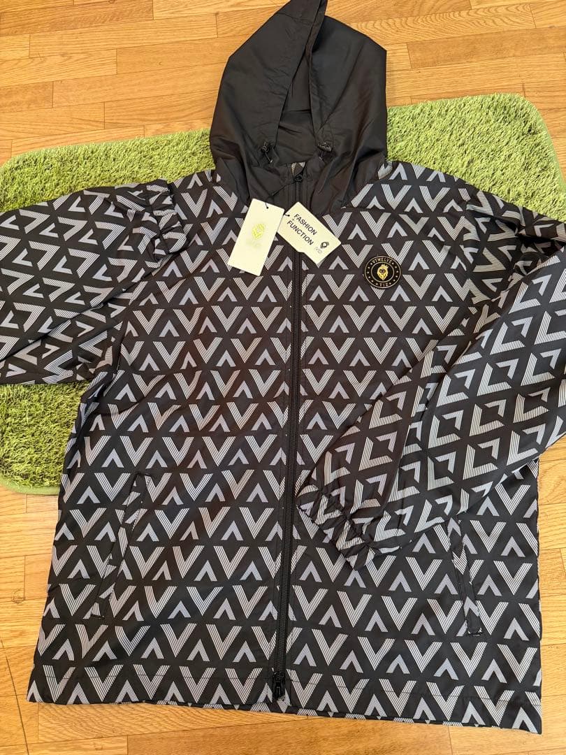 34,100V12/LV2JKTフード付ナイロンジャケットパーカーレインウェア