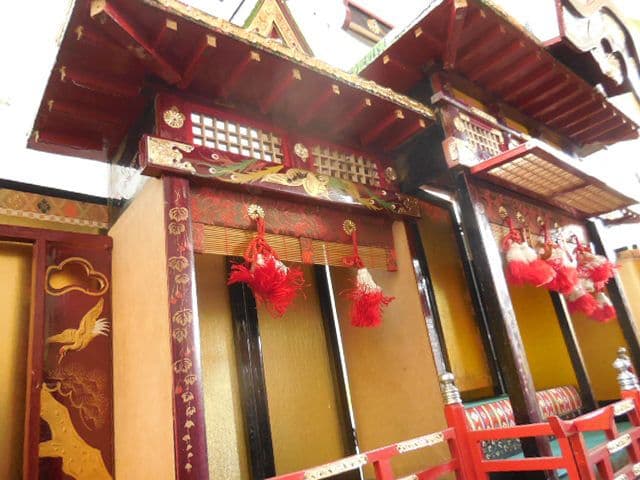 昭和レトロ 雛人形 御殿飾り 豊寿殿 雛飾り 雛祭り木製組み立て式 昭和