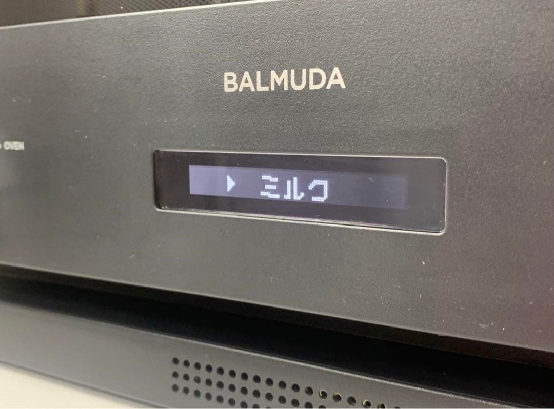 ジャンク品）BALMUDA オーブンレンジ K04A ブラック