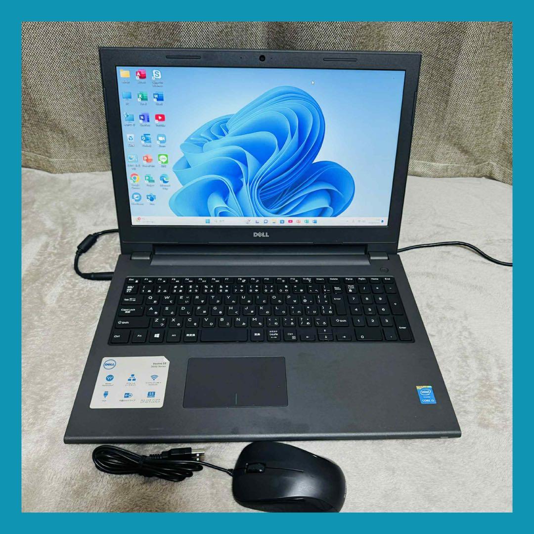 S279 DellノートパソコンWEBカメラSSDサクサク動くWindows11 - メルカリ