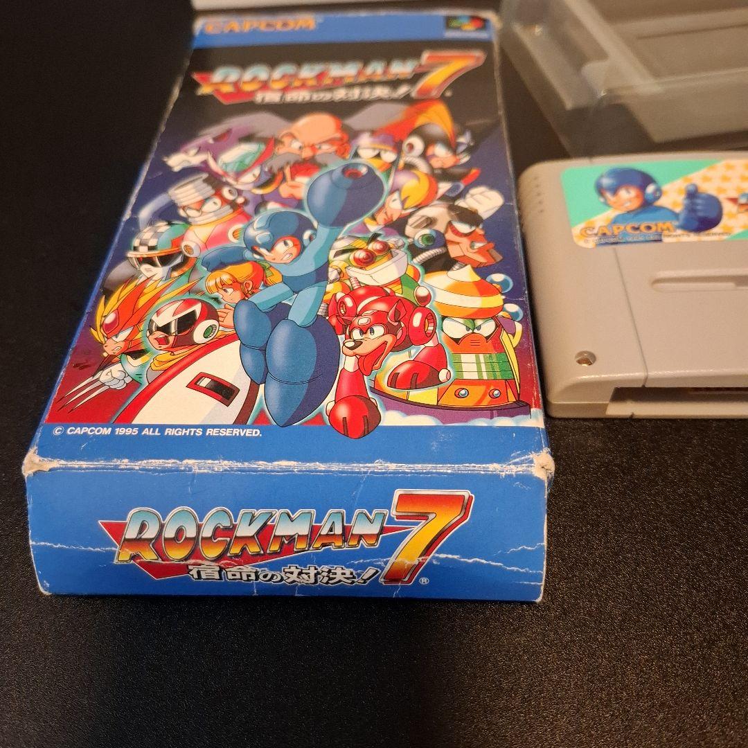 ロックマン7 スーパーファミコン 箱・説明書付き 中古品 - メルカリ