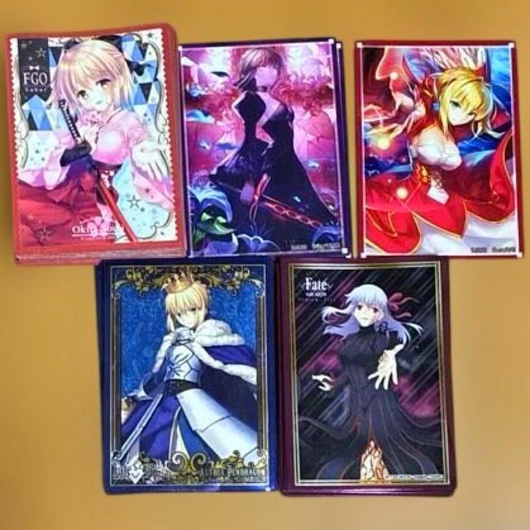FGO Fate スリーブ 5種類 合計68枚 - メルカリ