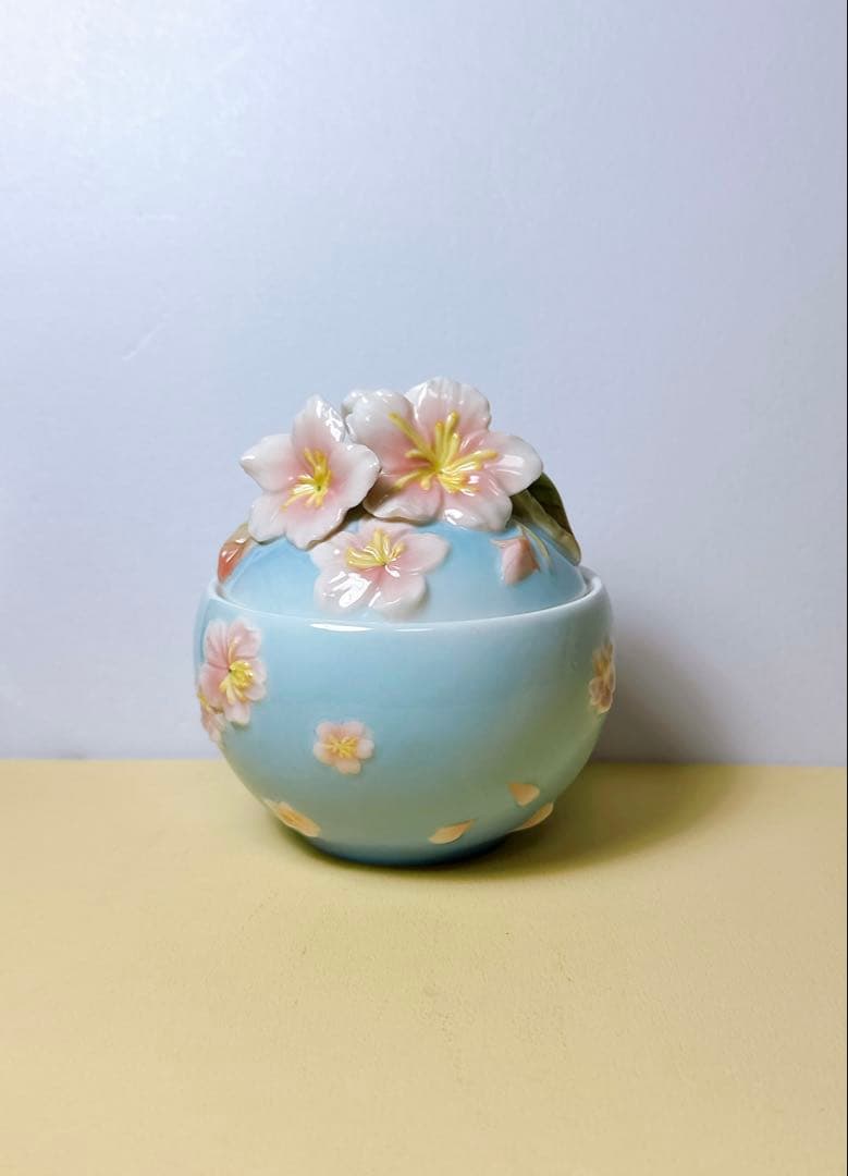 FRANZ フランツ　シュガーポットCherry Blossom Franz Collection, Sakura Cherry Blossom | Replacements, Ltd.