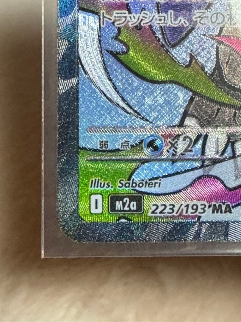 メガリザードンX EX 223/193-MA 中国語印刷エラーカード 2枚セット