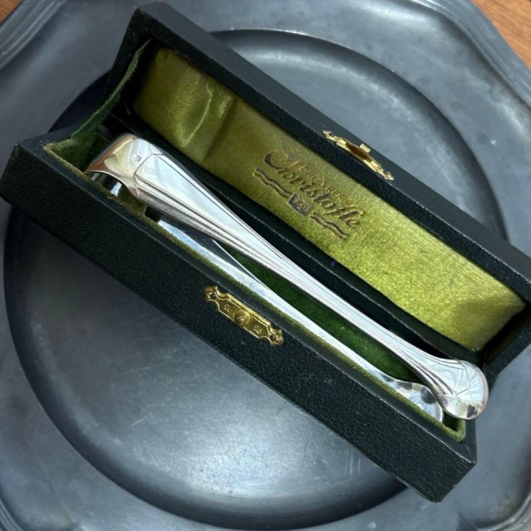 クリストフル　シュガートング　シルバープレート　箱つき 182418359_o1.jpg?