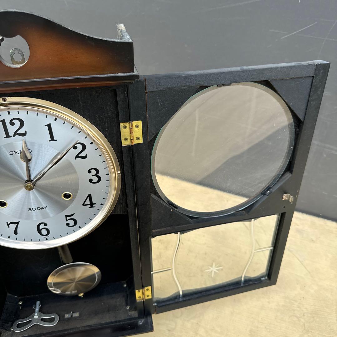 SEIKO 30DAY振り子時計ゼンマイ掛け時計柱時計 - メルカリ