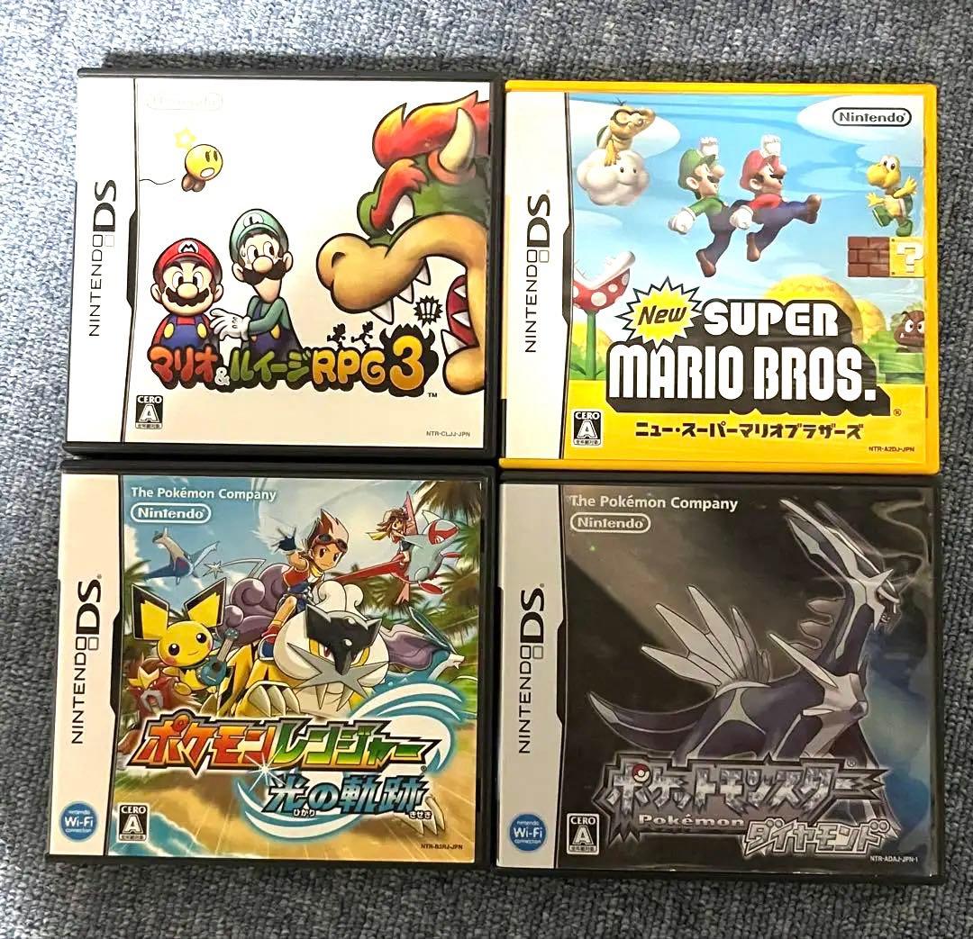 DSソフト ポケモン・マリオ 4本まとめ売り - メルカリ