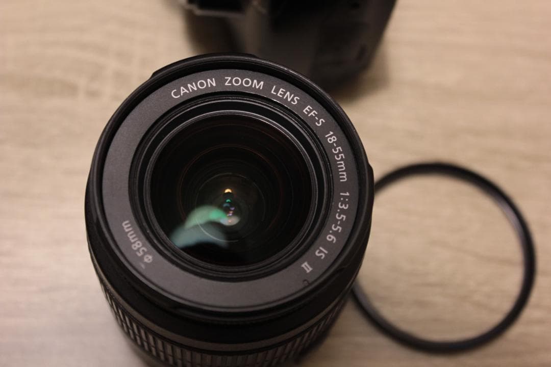 Canon KISS X50 一眼レフカメラ 手振補正、レンズ￼(18-55m) - メルカリ