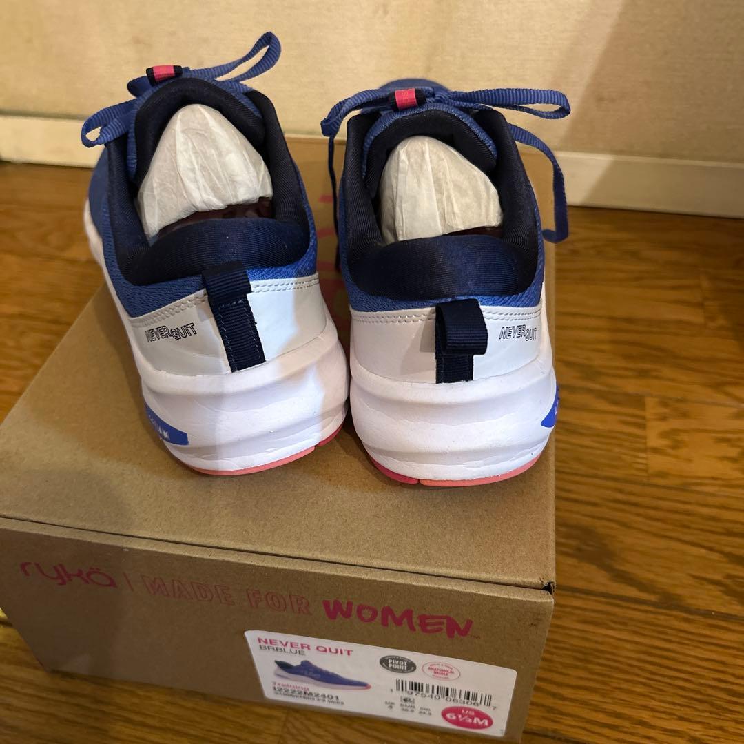 ryka NEVER QUIT BRBLUE 6.5M ジャザサイズ