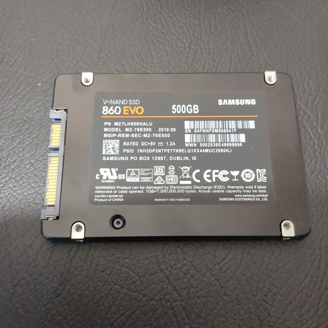 動作確認済み！Samsung 860 EVO 500GB SATA SSD - メルカリ