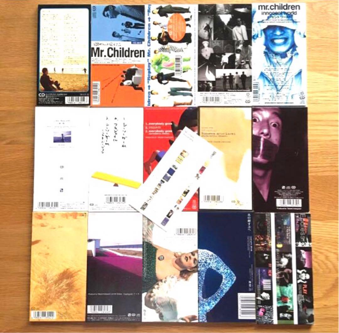 SCD 15枚 Mr.Children ミスチル 桜井和寿 まとめ売り 90's - メルカリ