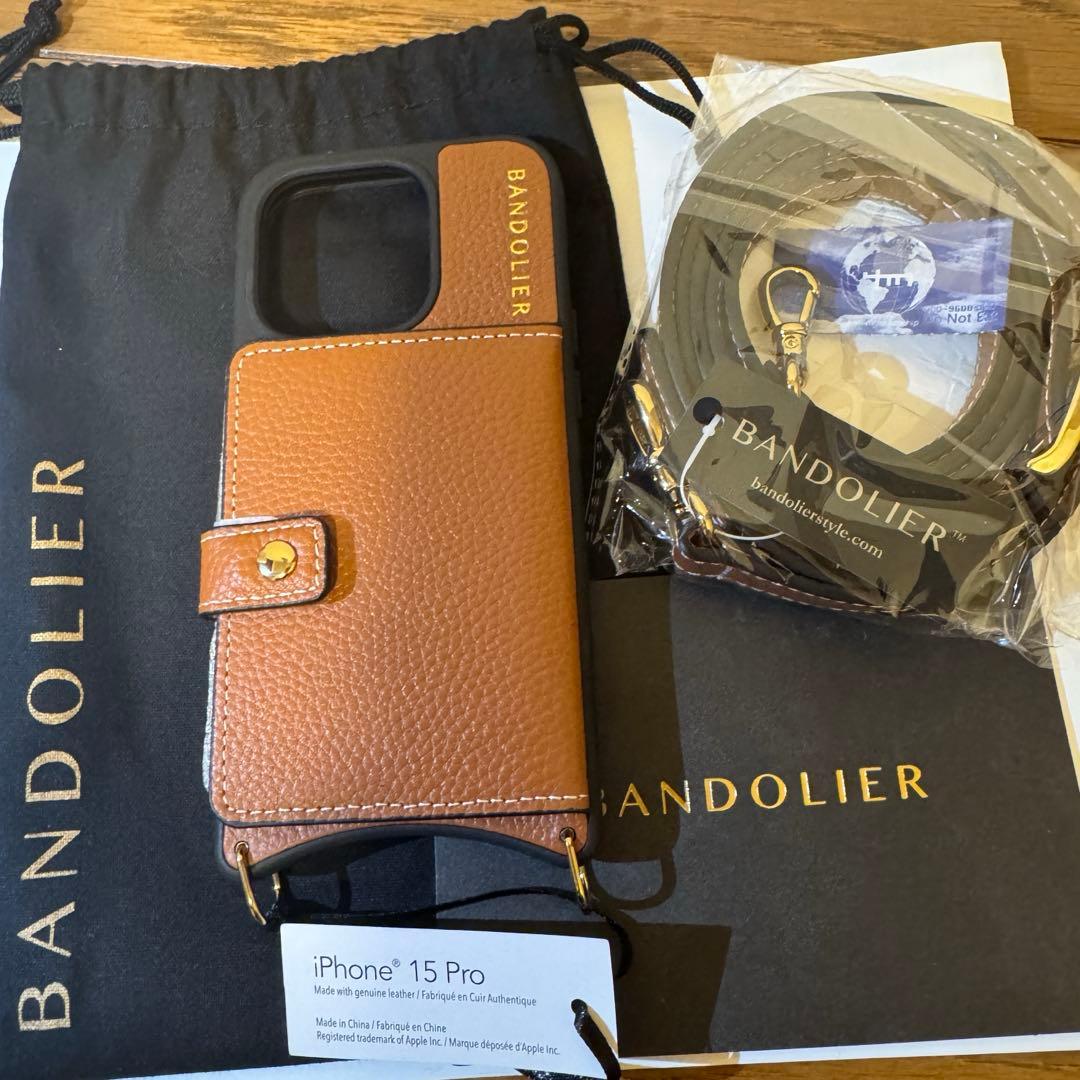 BANDOLIER iPhone 15 Pro ケース スマホショルダー BANDOLIER バンドリヤー iPhone15 15Pro 15 Pro Max スマホケース