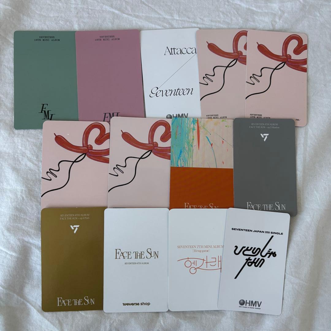 Seventeen セブチ ホシ トレカ 特典 まとめ売り 計82点 - メルカリ