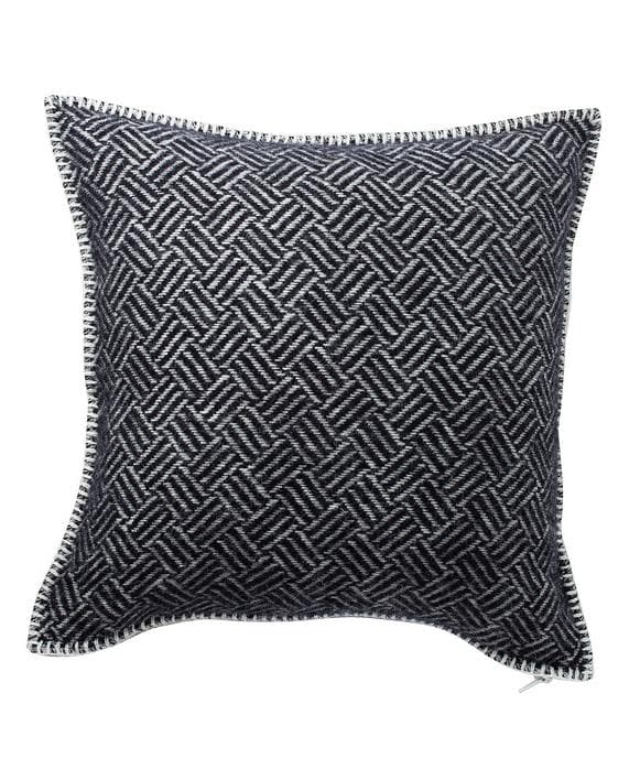 クリッパン　クッションカバー 2枚セット サンバ　ブラック KLIPPAN/クリッパン ウールクッションカバー サンバ ブルー