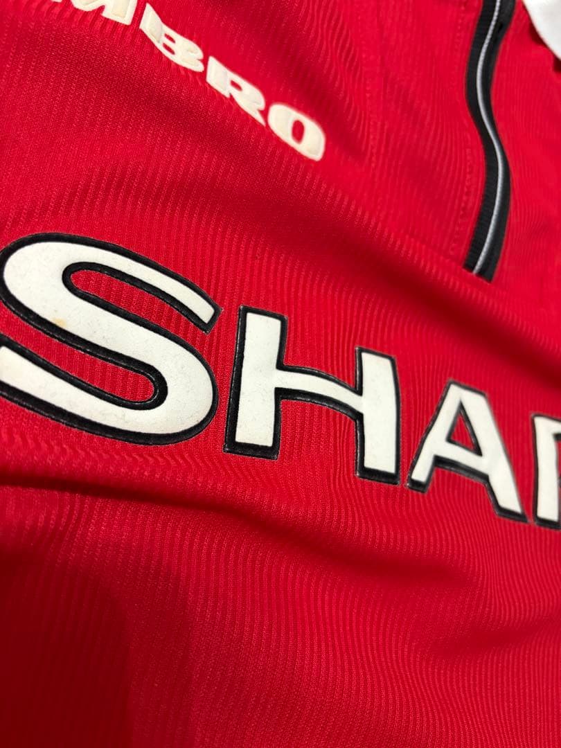 98-00 マンチェスターユナイテッド ホーム 長袖ユニフォーム XL - メルカリ