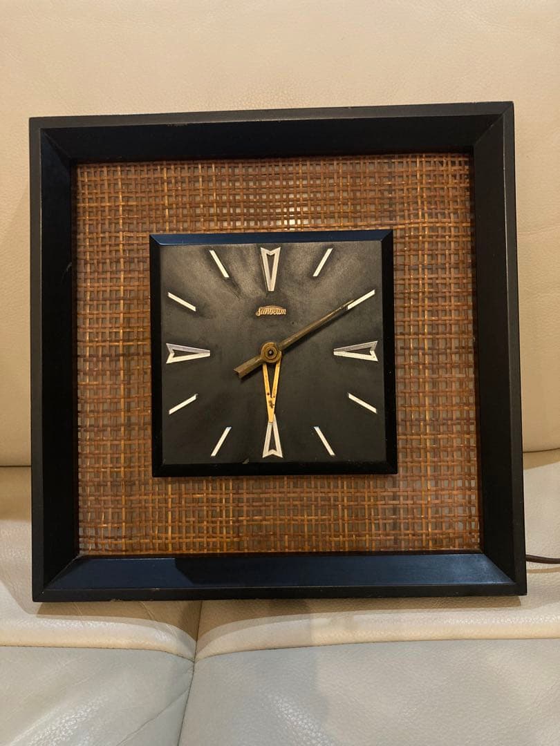 ゆう　　Sunbeamアメリカンヴィンテージ時計1950〜1970年代 セイコー 懐中時計 ムーンフェイズ】7424-001A ゴールドプレート 稼働